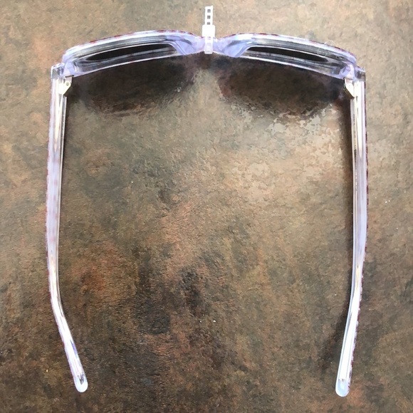 New Saint Laurent Silver red glitter star sunglasses silver glasses sun - Picture 11 of 13